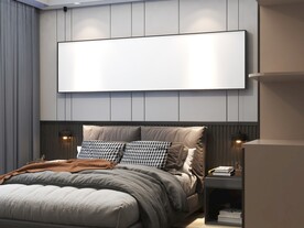 卧室装饰画挂画样机效果图设计