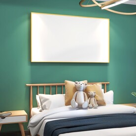 卧室装饰画挂画样机效果图设计