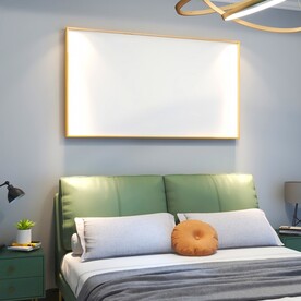 卧室装饰画挂画样机效果图设计