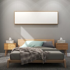 卧室装饰画挂画样机效果图设计