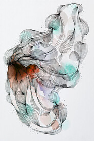 装饰画 抽象画 线条