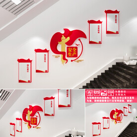 安全生产楼道文化墙