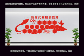 新时代文明实践站活动风采文化墙