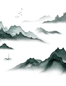 高清分层透明底推拉门打印图