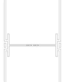 高清分层透明底推拉门打印图
