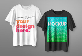 短袖T恤样机