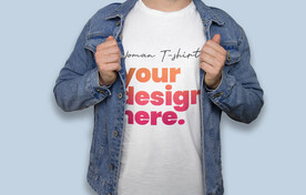 长袖外套T恤样机