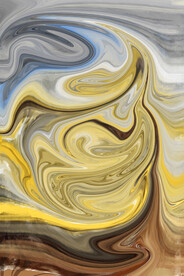 装饰画 金色抽象画 油画