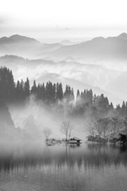 水墨山水画