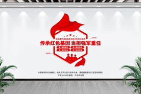 四铁部队文化墙