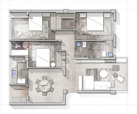 户型图 家配图 洋房图图片