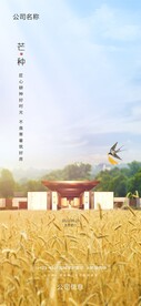 芒种节气海报