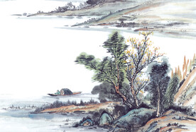 山水画 现代水墨画