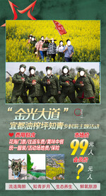 乡村主题旅游海报