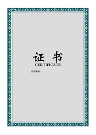 标准证书边框底纹