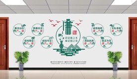 廉洁校园文化长廊