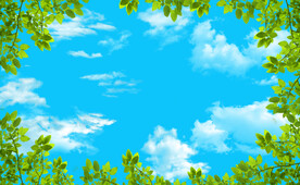 蓝天白云