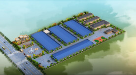 厂房鸟瞰效果图