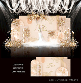 香槟色简约婚礼