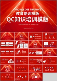 红色大气QC知识培训教育ppt