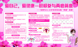 两癌筛查展板