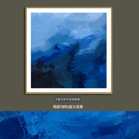 抽象油画装饰画轻奢手绘极简画