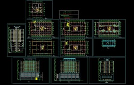 一套12层综合楼施工图