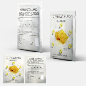 面膜包装平面图 