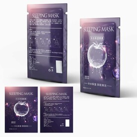 面膜包装平面图 