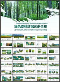 森林湿地画册图片展示ppt