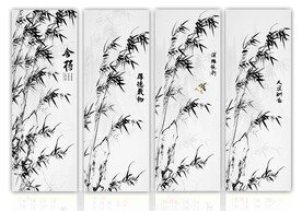 竹子装饰画