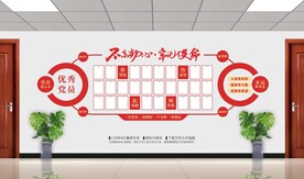 优秀党员风采墙照片墙