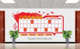 人大代表风采墙