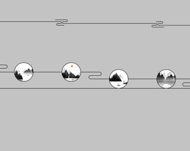 高清分层透明底推拉门打印图