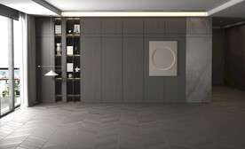 现代极简 轻奢客厅 空场景