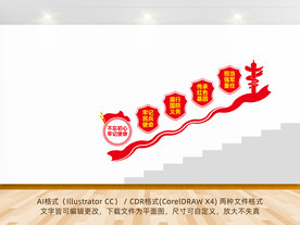 人民武装部楼梯宣传