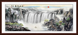 大厅山水画