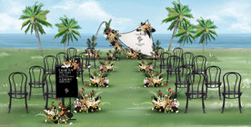 户外婚礼仪式区