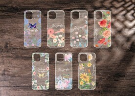 蝴蝶花朵手机壳