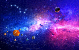 紫色星空