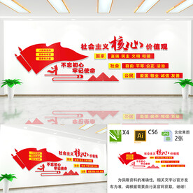 核心价值观文化墙