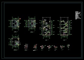 楼梯结构施工图CAD