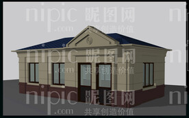 欧式仓库效果图