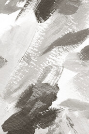 轻奢装饰画 灰白抽象画