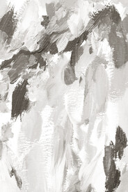 轻奢装饰画 灰白抽象画