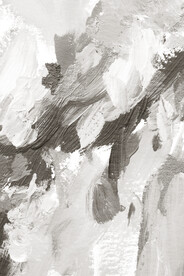 轻奢装饰画 灰白抽象画