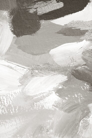 轻奢装饰画 灰白抽象画