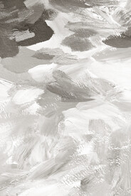 轻奢装饰画 灰白抽象画