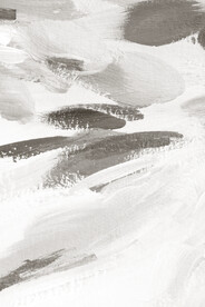 轻奢装饰画 灰白抽象画