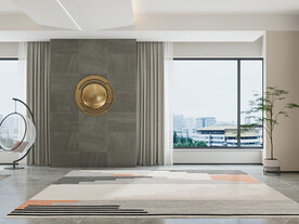 现代极简 轻奢客厅 空场景